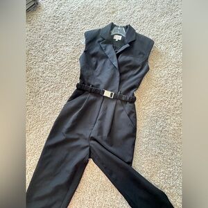 NWOT Milly Sleeveless Black Jumpsuit Size 0